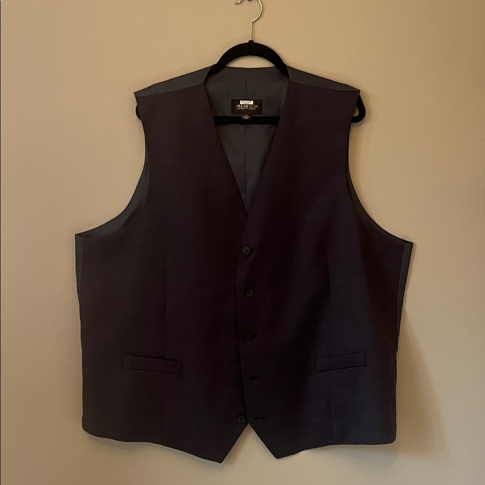 Men's Warehouse Kenneth Cole Blue Vest